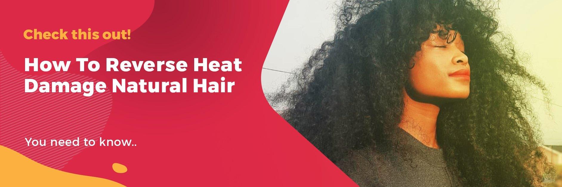How To Reverse Heat Damaged Natural Hair - GlammedNaturallyOil