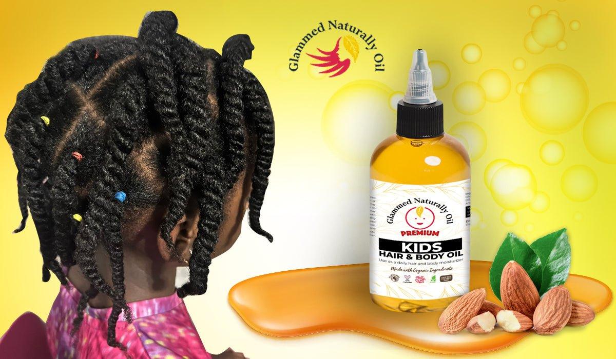 Organic hair oil: Is it Good to Apply to the baby’s scalp? - GlammedNaturallyOil